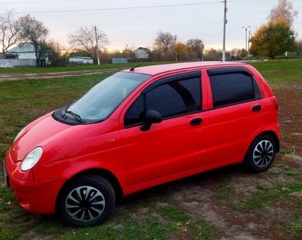 Красный Дэу Матиз, объемом двигателя 0.8 л и пробегом 98 тыс. км за 2150 $, фото 3 на Automoto.ua