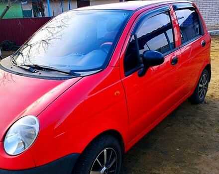 Красный Дэу Матиз, объемом двигателя 0.8 л и пробегом 80 тыс. км за 3500 $, фото 2 на Automoto.ua