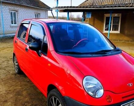 Красный Дэу Матиз, объемом двигателя 0.8 л и пробегом 80 тыс. км за 3500 $, фото 2 на Automoto.ua