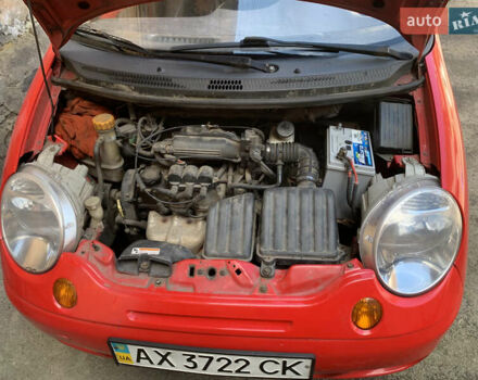 Красный Дэу Матиз, объемом двигателя 0.8 л и пробегом 192 тыс. км за 700 $, фото 5 на Automoto.ua