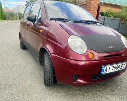 Красный Дэу Матиз, объемом двигателя 0.8 л и пробегом 140 тыс. км за 1100 $, фото 2 на Automoto.ua