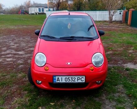 Красный Дэу Матиз, объемом двигателя 0.8 л и пробегом 98 тыс. км за 2150 $, фото 2 на Automoto.ua