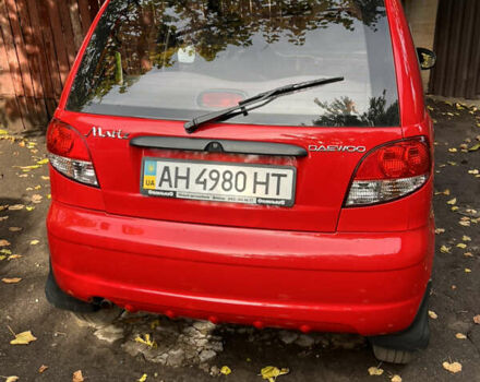 Червоний Деу Матіз, об'ємом двигуна 0.8 л та пробігом 49 тис. км за 3600 $, фото 3 на Automoto.ua