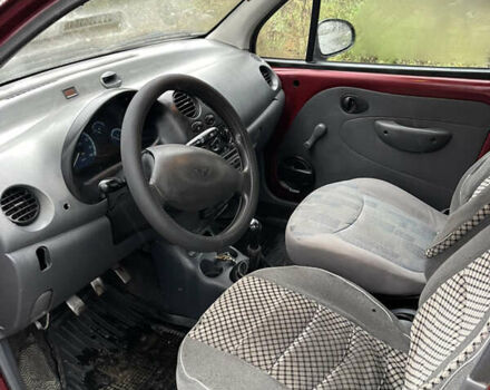 Червоний Деу Матіз, об'ємом двигуна 0.8 л та пробігом 177 тис. км за 1700 $, фото 4 на Automoto.ua