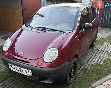 Красный Дэу Матиз, объемом двигателя 0.8 л и пробегом 44 тыс. км за 1850 $, фото 2 на Automoto.ua
