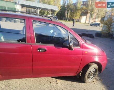 Червоний Деу Матіз, об'ємом двигуна 0.8 л та пробігом 98 тис. км за 3200 $, фото 1 на Automoto.ua