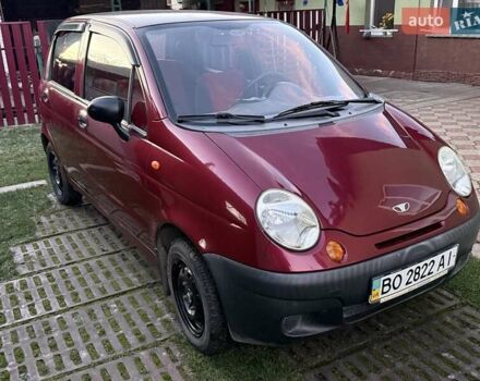 Красный Дэу Матиз, объемом двигателя 0.8 л и пробегом 44 тыс. км за 1850 $, фото 1 на Automoto.ua