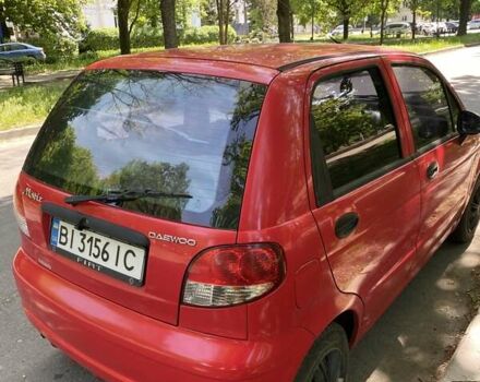 Красный Дэу Матиз, объемом двигателя 0.8 л и пробегом 114 тыс. км за 3200 $, фото 5 на Automoto.ua