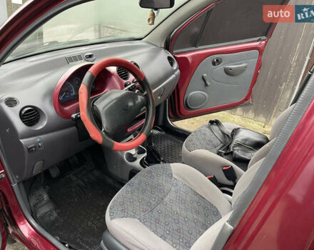 Красный Дэу Матиз, объемом двигателя 0.8 л и пробегом 89 тыс. км за 2200 $, фото 8 на Automoto.ua