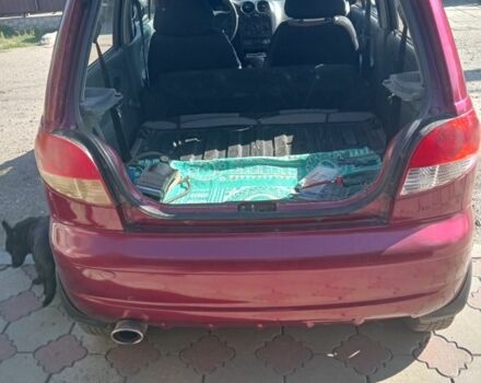 Червоний Деу Матіз, об'ємом двигуна 0.8 л та пробігом 133 тис. км за 2850 $, фото 2 на Automoto.ua
