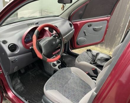 Красный Дэу Матиз, объемом двигателя 0.8 л и пробегом 89 тыс. км за 2200 $, фото 4 на Automoto.ua