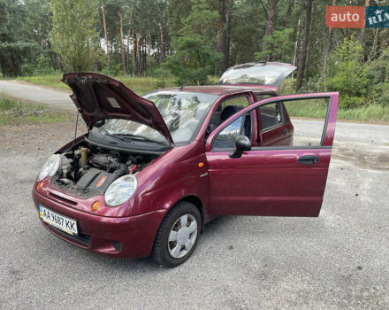 Красный Дэу Матиз, объемом двигателя 0.8 л и пробегом 59 тыс. км за 3200 $, фото 1 на Automoto.ua
