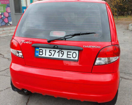 Красный Дэу Матиз, объемом двигателя 0.8 л и пробегом 88 тыс. км за 2700 $, фото 2 на Automoto.ua