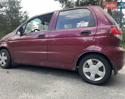 Красный Дэу Матиз, объемом двигателя 0.8 л и пробегом 59 тыс. км за 3200 $, фото 2 на Automoto.ua