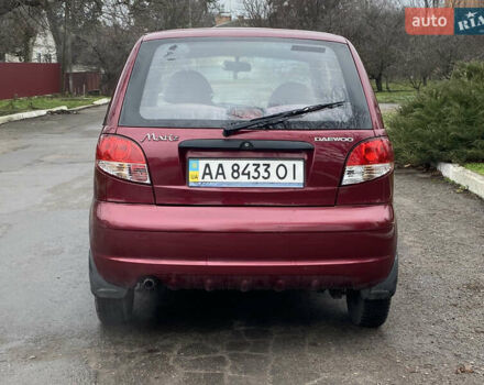 Червоний Деу Матіз, об'ємом двигуна 0.8 л та пробігом 88 тис. км за 2100 $, фото 5 на Automoto.ua