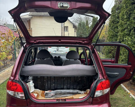 Красный Дэу Матиз, объемом двигателя 0.8 л и пробегом 91 тыс. км за 1900 $, фото 3 на Automoto.ua