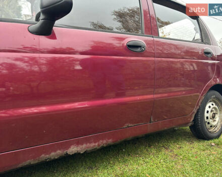 Красный Дэу Матиз, объемом двигателя 0.8 л и пробегом 91 тыс. км за 1900 $, фото 8 на Automoto.ua