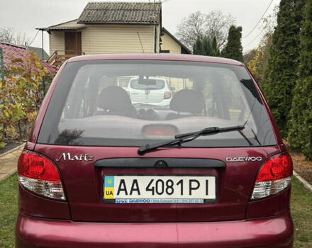 Красный Дэу Матиз, объемом двигателя 0.8 л и пробегом 91 тыс. км за 1900 $, фото 7 на Automoto.ua