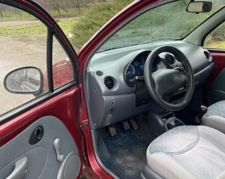 Червоний Деу Матіз, об'ємом двигуна 0.8 л та пробігом 88 тис. км за 2100 $, фото 10 на Automoto.ua