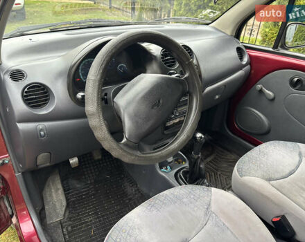 Красный Дэу Матиз, объемом двигателя 0.8 л и пробегом 91 тыс. км за 1900 $, фото 15 на Automoto.ua