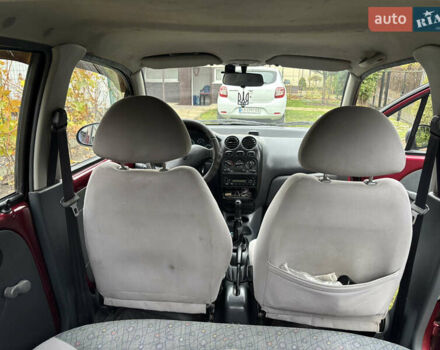 Красный Дэу Матиз, объемом двигателя 0.8 л и пробегом 91 тыс. км за 1900 $, фото 4 на Automoto.ua