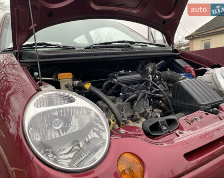 Червоний Деу Матіз, об'ємом двигуна 0.8 л та пробігом 88 тис. км за 2100 $, фото 7 на Automoto.ua