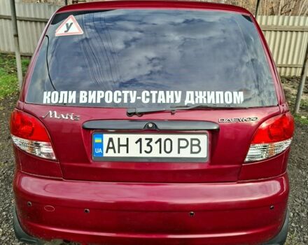 Червоний Деу Матіз, об'ємом двигуна 0.8 л та пробігом 111 тис. км за 3472 $, фото 7 на Automoto.ua