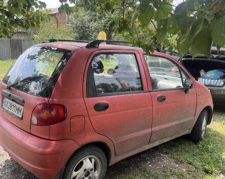 Красный Дэу Матиз, объемом двигателя 0.8 л и пробегом 169 тыс. км за 1850 $, фото 3 на Automoto.ua