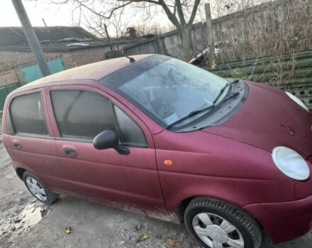 Червоний Деу Матіз, об'ємом двигуна 0.8 л та пробігом 96 тис. км за 2300 $, фото 1 на Automoto.ua