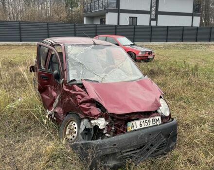 Красный Дэу Матиз, объемом двигателя 0.8 л и пробегом 160 тыс. км за 500 $, фото 1 на Automoto.ua