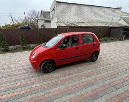 Красный Дэу Матиз, объемом двигателя 0.8 л и пробегом 129 тыс. км за 2650 $, фото 1 на Automoto.ua