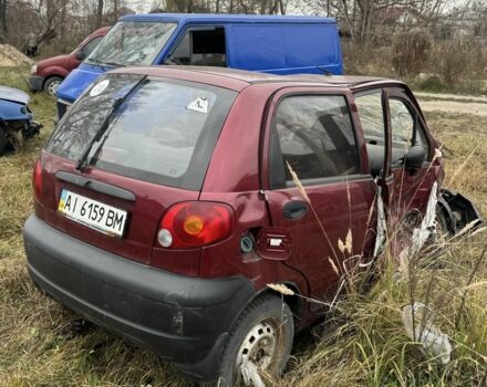 Красный Дэу Матиз, объемом двигателя 0.8 л и пробегом 160 тыс. км за 500 $, фото 3 на Automoto.ua