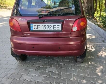 Красный Дэу Матиз, объемом двигателя 0.8 л и пробегом 89 тыс. км за 2600 $, фото 2 на Automoto.ua