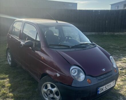 Красный Дэу Матиз, объемом двигателя 0.8 л и пробегом 78 тыс. км за 1800 $, фото 2 на Automoto.ua