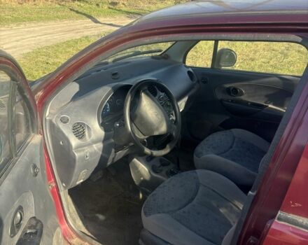 Красный Дэу Матиз, объемом двигателя 0.8 л и пробегом 78 тыс. км за 1800 $, фото 6 на Automoto.ua