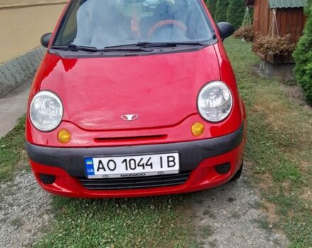 Красный Дэу Матиз, объемом двигателя 0.8 л и пробегом 153 тыс. км за 3100 $, фото 1 на Automoto.ua