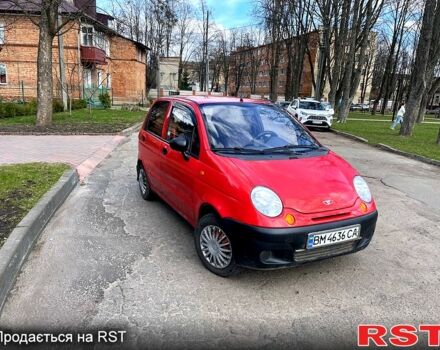 Красный Дэу Матиз, объемом двигателя 0.8 л и пробегом 108 тыс. км за 1650 $, фото 1 на Automoto.ua