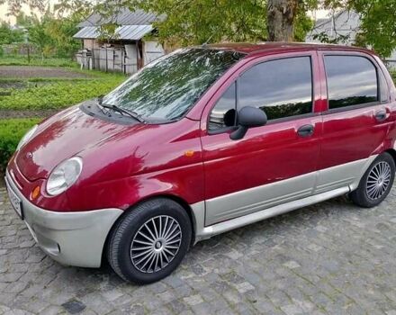 Красный Дэу Матиз, объемом двигателя 1 л и пробегом 280 тыс. км за 1700 $, фото 1 на Automoto.ua