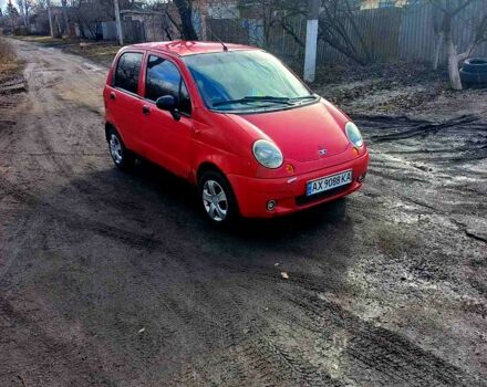 Красный Дэу Матиз, объемом двигателя 0.8 л и пробегом 165 тыс. км за 1000 $, фото 1 на Automoto.ua