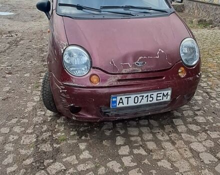 Червоний Деу Матіз, об'ємом двигуна 0.8 л та пробігом 280 тис. км за 652 $, фото 1 на Automoto.ua