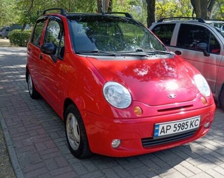 Красный Дэу Матиз, объемом двигателя 0.8 л и пробегом 111 тыс. км за 3000 $, фото 1 на Automoto.ua