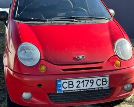 Красный Дэу Матиз, объемом двигателя 0.8 л и пробегом 116 тыс. км за 1950 $, фото 1 на Automoto.ua