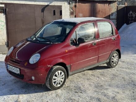 Красный Дэу Матиз, объемом двигателя 1 л и пробегом 250 тыс. км за 1500 $, фото 1 на Automoto.ua