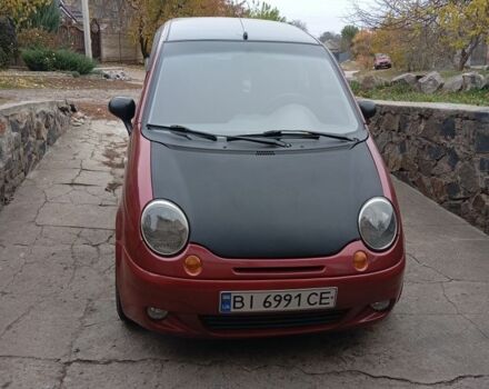 Красный Дэу Матиз, объемом двигателя 0.8 л и пробегом 120 тыс. км за 2000 $, фото 1 на Automoto.ua