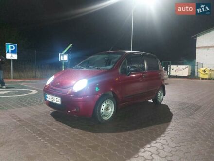 Красный Дэу Матиз, объемом двигателя 0.8 л и пробегом 160 тыс. км за 2450 $, фото 1 на Automoto.ua