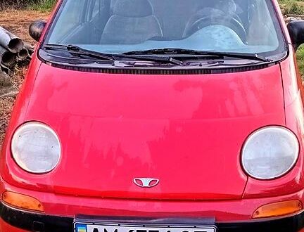 Дэу Матиз 2006 в Овруче на Automoto.ua Красный Дэу Матиз, объемом двигателя 0.8 л и пробегом 123 тыс. км за 1000 $, фото 1 на Automoto.ua
