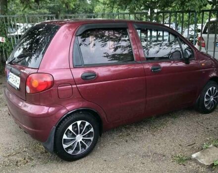 Красный Дэу Матиз, объемом двигателя 0.8 л и пробегом 162 тыс. км за 2500 $, фото 1 на Automoto.ua