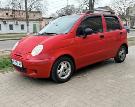 Красный Дэу Матиз, объемом двигателя 0.8 л и пробегом 122 тыс. км за 2600 $, фото 1 на Automoto.ua