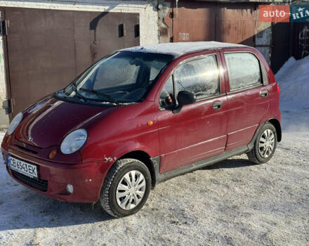 Червоний Деу Матіз, об'ємом двигуна 0.8 л та пробігом 198 тис. км за 1300 $, фото 1 на Automoto.ua