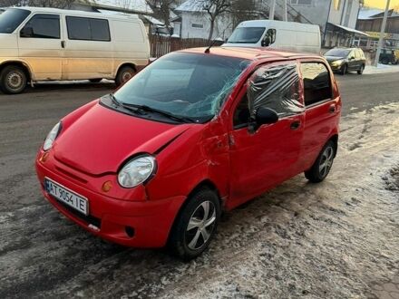 Червоний Деу Матіз, об'ємом двигуна 0.8 л та пробігом 200 тис. км за 500 $, фото 1 на Automoto.ua